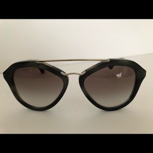PRADA Cinema Aviator SPR12Q Tortoise Grey